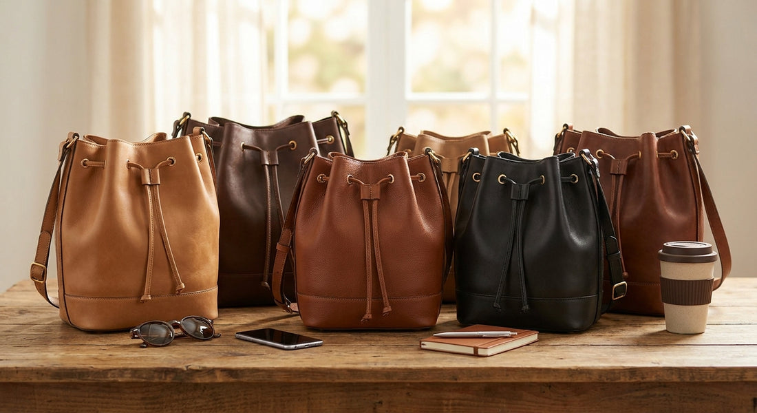 Best leather bucket bags for everyday carry