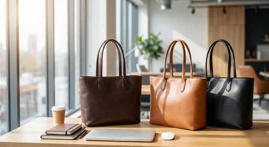 Best leather tote bags for the office