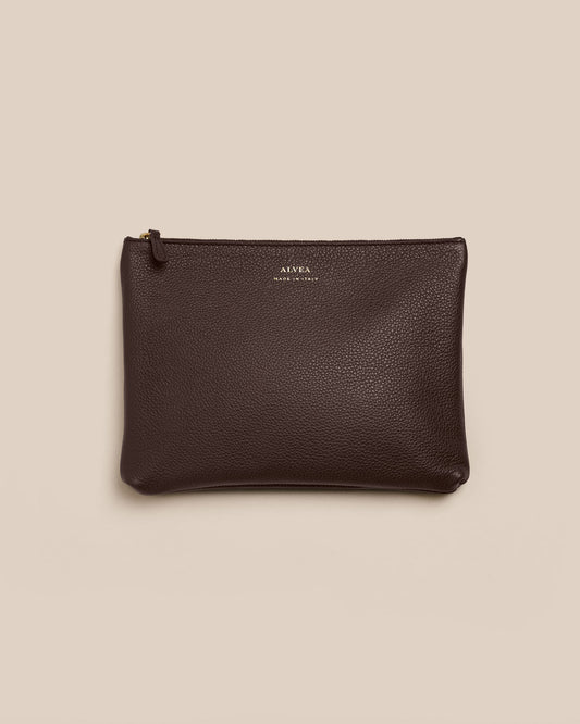 Everyday Pouch | 100% Full Grain Italian Leather, Handmade in Italy