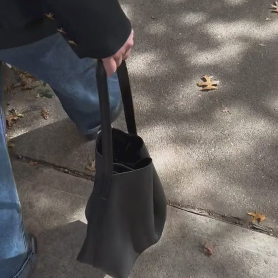 Everyday Bucket Bag | 100% Full Grain Italian Leather, Handmade in Italy